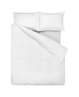 Designers Guild Westbourne Bianco King Duvet Cover