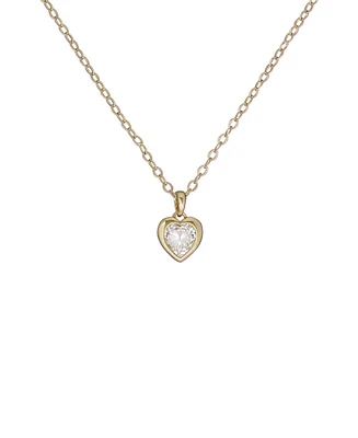 Hannela: Crystal Heart Pendant Necklace For Women