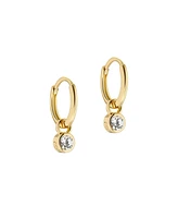 Ted Baker Jewelry Sinalaa: Crystal Huggie Earrings For Women