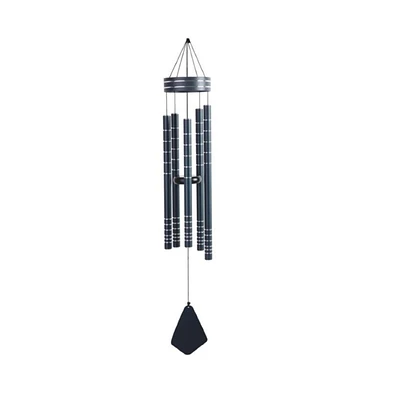 40" Long Tuned Wind Chime Traditional Navy Blue Tube