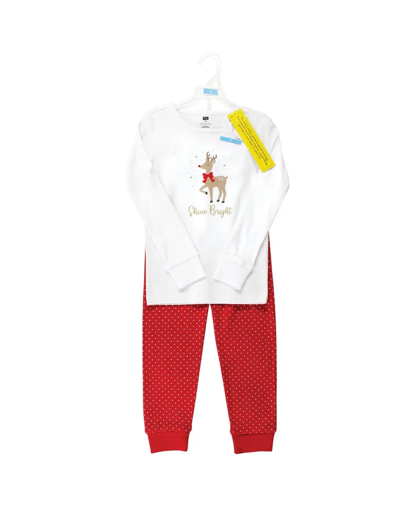 Hudson Baby Little Boys Cotton Pajama Set, Fancy Rudolph