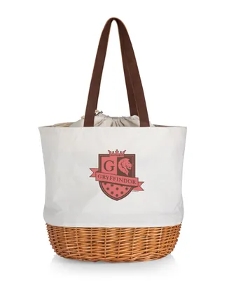 Harry Potter Gryffindor Coronado Canvas and Willow Basket Tote