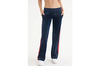 Juicy Couture Women's Color Block Wide Leg Track Pant