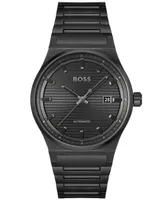 Hugo Boss Men's Candor Auto Automatic Ionic Plated Steel Watch 41mm