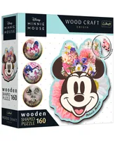Trefl Wood Craft Disney Stylish Minnie 160 Piece Wooden Shape Puzzle