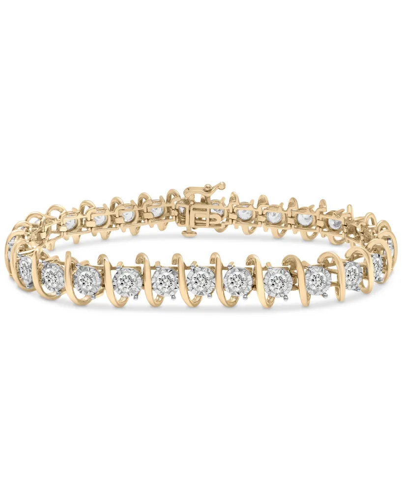 Diamond Tennis Bracelet (5 ct. t.w.) in 10k Gold, Created for Macy's