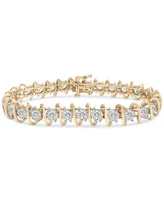 Diamond Tennis Bracelet (5 ct. t.w.) in 10k Gold, Created for Macy's