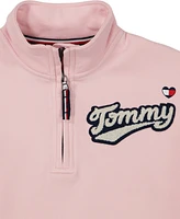 Tommy Hilfiger Big Girls Quarter Zip Fleece Sweatshirt