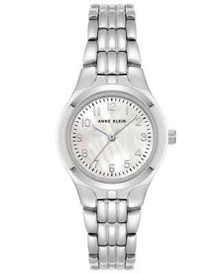 Anne Klein Women's Quartz Silver-Tone Alloy Bracelet Watch, 26mm