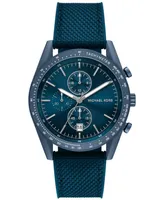 Michael Kors Men's Accelerator Chronograph Navy Nylon Watch 42mm