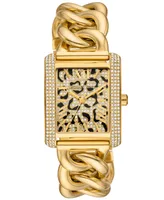 Michael Kors Women's Emery Three-Hand Gold-Tone Stainless Steel Watch 40 x 31mm - Gold