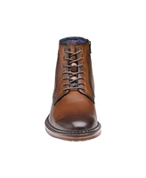 Johnston & Murphy Men's Benton Leather Plain Toe Boots