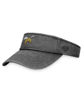 Men's Top of the World Black Alabama State Hornets Terry Adjustable Visor