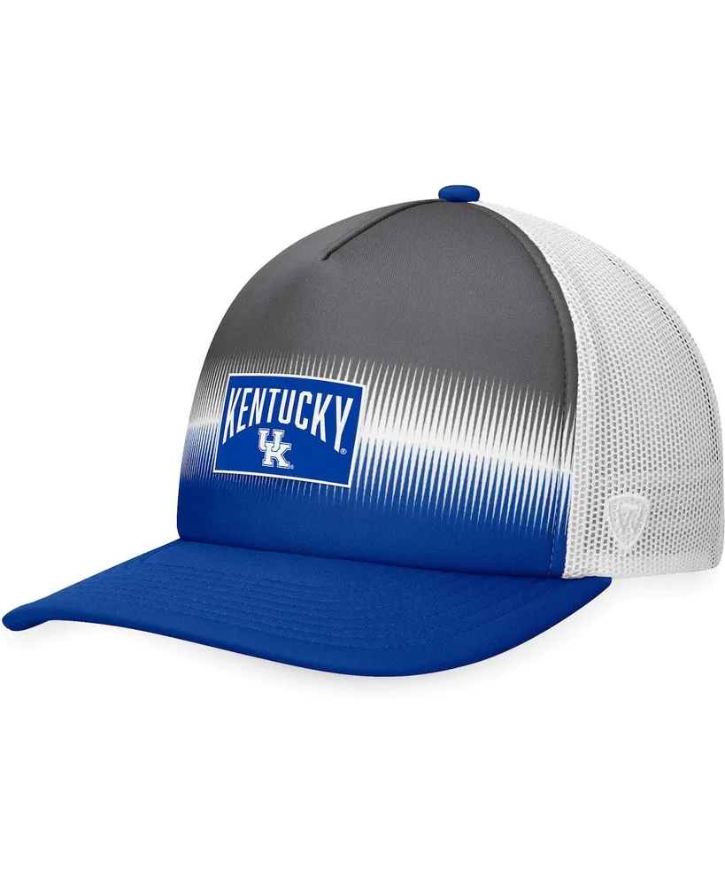 Men's Top of the World Royal, Gray Kentucky Wildcats Daybreak Foam Trucker Adjustable Hat