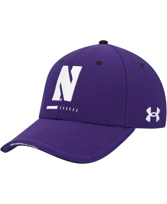 Men's Under Armour Purple Northwestern Wildcats Blitzing Accent Performance Adjustable Hat