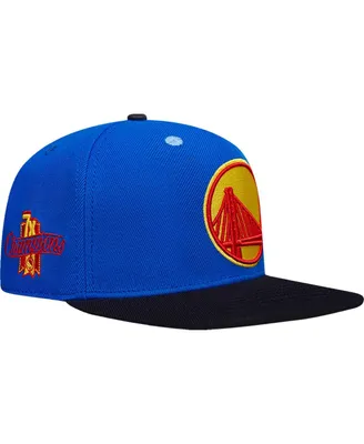Men's Pro Standard Royal Golden State Warriors 7X Nba Finals Champions Any Condition Snapback Hat