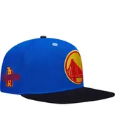 Men's Pro Standard Royal Golden State Warriors 7X Nba Finals Champions Any Condition Snapback Hat