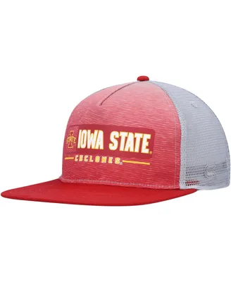 Men's Colosseum Cardinal, Gray Iowa State Cyclones Snapback Hat