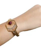 Nectar Nectar New York 18k Gold-Plated Mixed Gemstone Cuff Bracelet