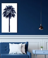 Palm Tree Blue Iv Framed Art