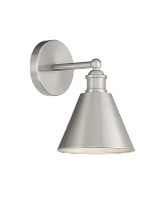 Trade Winds Lighting Trade Winds Marco 1-Light Wall Sconce with Metal Cone Shaped Shade