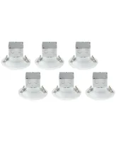 Tesler Canless 5"/6" White Led Retrofit Trims 6-Pack