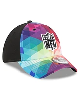 Men's and Women's New Era Multicolor, Black Shield Merchandise 2023 Nfl Crucial Catch 39THIRTY Flex Hat