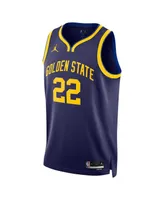 Men's and Women's Jordan Andrew Wiggins Navy Golden State Warriors Swingman Jersey - Statement Edition