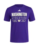 Men's adidas Purple Washington Huskies Head of Class Fresh T-shirt