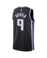 Men's and Women's Nike Kevin Huerter Black Sacramento Kings Swingman Jersey - Icon Edition