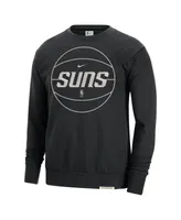 Men's Nike Black Phoenix Suns 2023/24 Authentic Standard Issue Travel Performance Pullover Sweatshirt