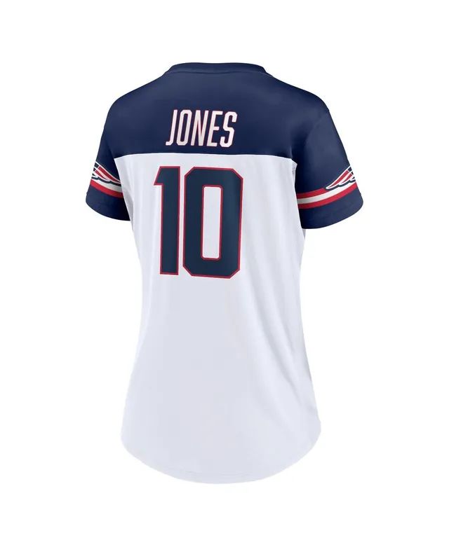 Men's Majestic Threads Mac Jones Navy New England Patriots Player