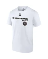 Men's Fanatics White Inter Miami Cf 2023 Leagues Cup Champions Locker Room T-shirt