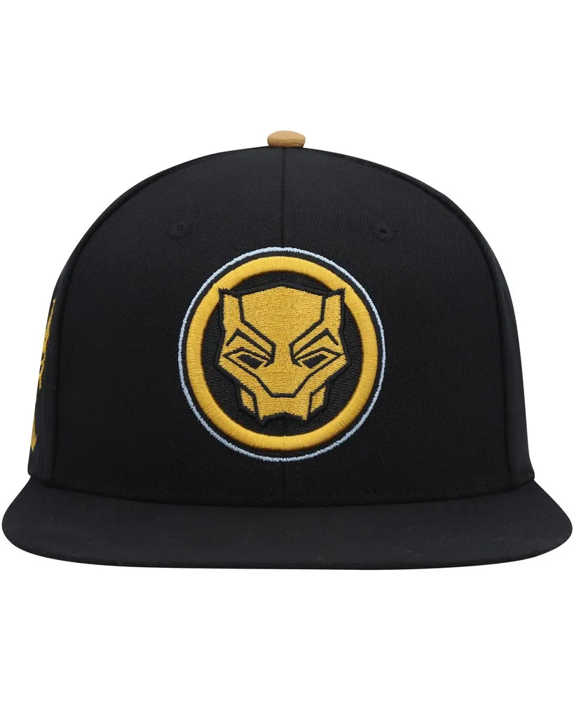 Men's Marvel Black Black Panther Snapback Hat