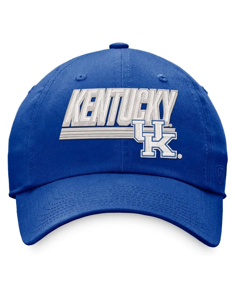 Men's Top of the World Royal Kentucky Wildcats Slice Adjustable Hat