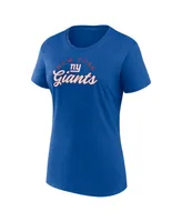 Women's Fanatics Royal New York Giants Primary Component T-shirt