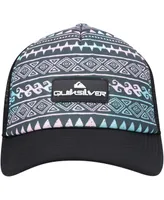 Men's Quiksilver Navy Foam Grillson Trucker Snapback Hat