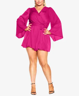 City Chic Women's Noelle Playsuit