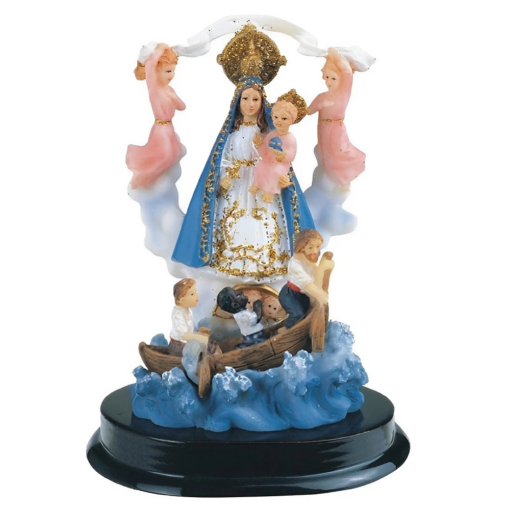 Fc Design 5"H Our Lady of Charity Statue Our Lady of El Cobre Holy Figurine Religious Decoration Home Decor Perfect Gift for House Warming, Holidays a