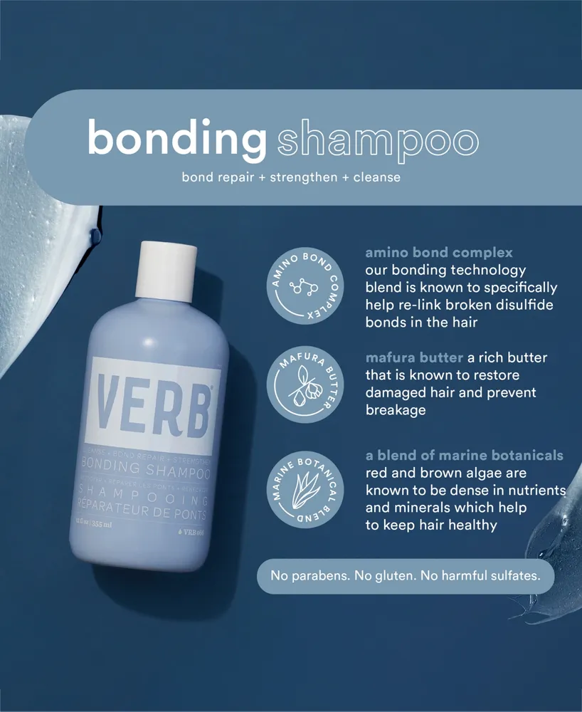 Verb Bonding Shampoo, 12 oz.