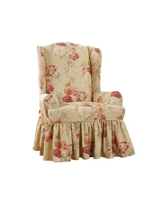 Waverly Ballad Bouquet Wing Chair Slipcover, 45" x 32"