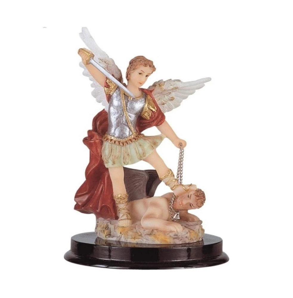 Fc Design 5"H Archangel Michael Statue Saint Michael The Strongest Angel Holy Figurine Religious Decoration Home Decor Perfect Gift for House Warming,