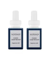 Pura and Votivo - Clean Crisp White - Fragrance for Smart Home Air Diffusers - Room Freshener - Aromatherapy Scents for Bedrooms & Living Rooms
