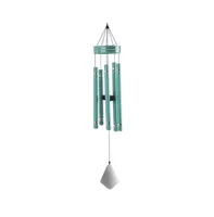 36" Long Tuned Traditional Teal Wind Chime