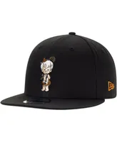 Men's New Era Bamm-Bamm Black The Flintstones 9FIFTY Snapback Hat