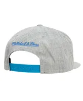 Men's Mitchell & Ness Heather Gray Dallas Mavericks Hardwood Classics 2.0 Snapback Hat