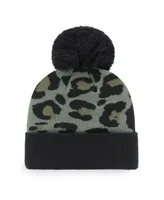 Women's '47 Brand Hunter Green Virginia Cavaliers Bagheera Cuffed Knit Hat with Pom