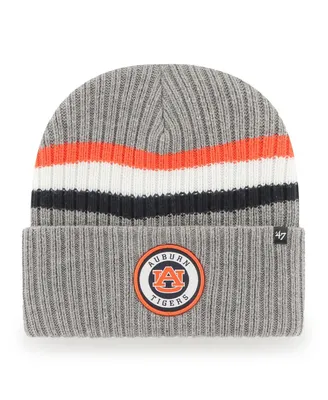 Men's '47 Brand Charcoal Auburn Tigers Highline Cuffed Knit Hat