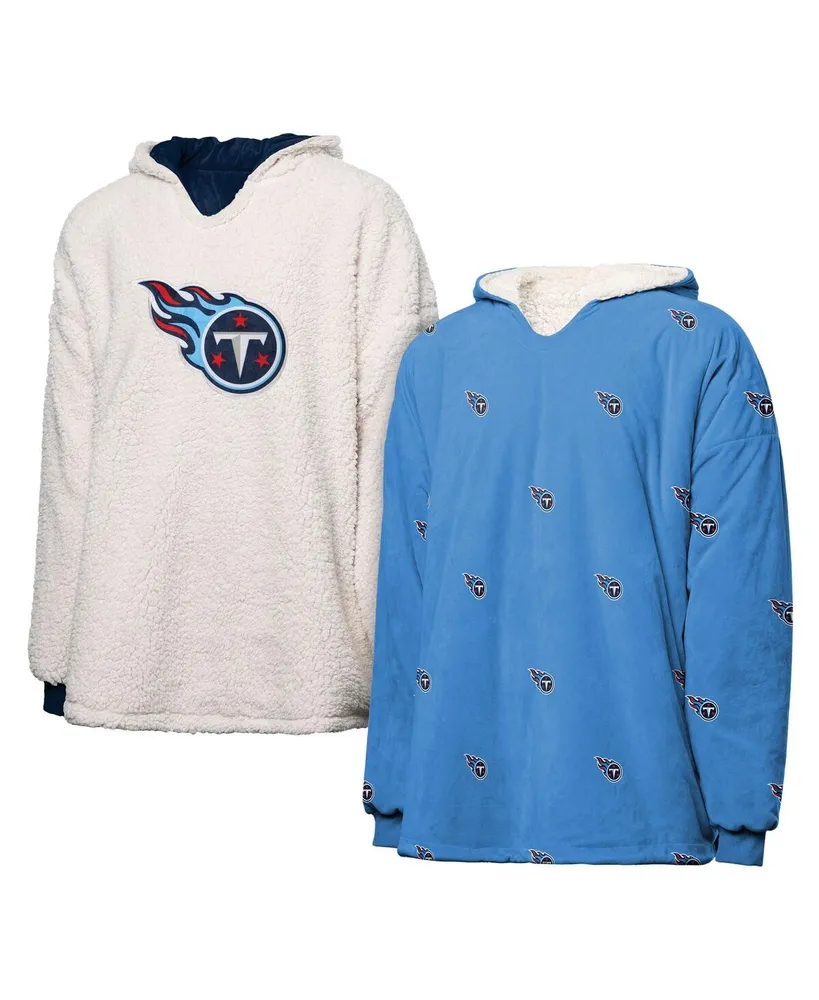 Women's Foco Tennessee Titans Repeat Print Reversible Hoodeez