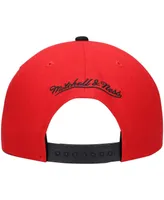 Men's Mitchell & Ness x Lids Red, Black New Jersey Nets Hardwood Classics Reload 3.0 Snapback Hat